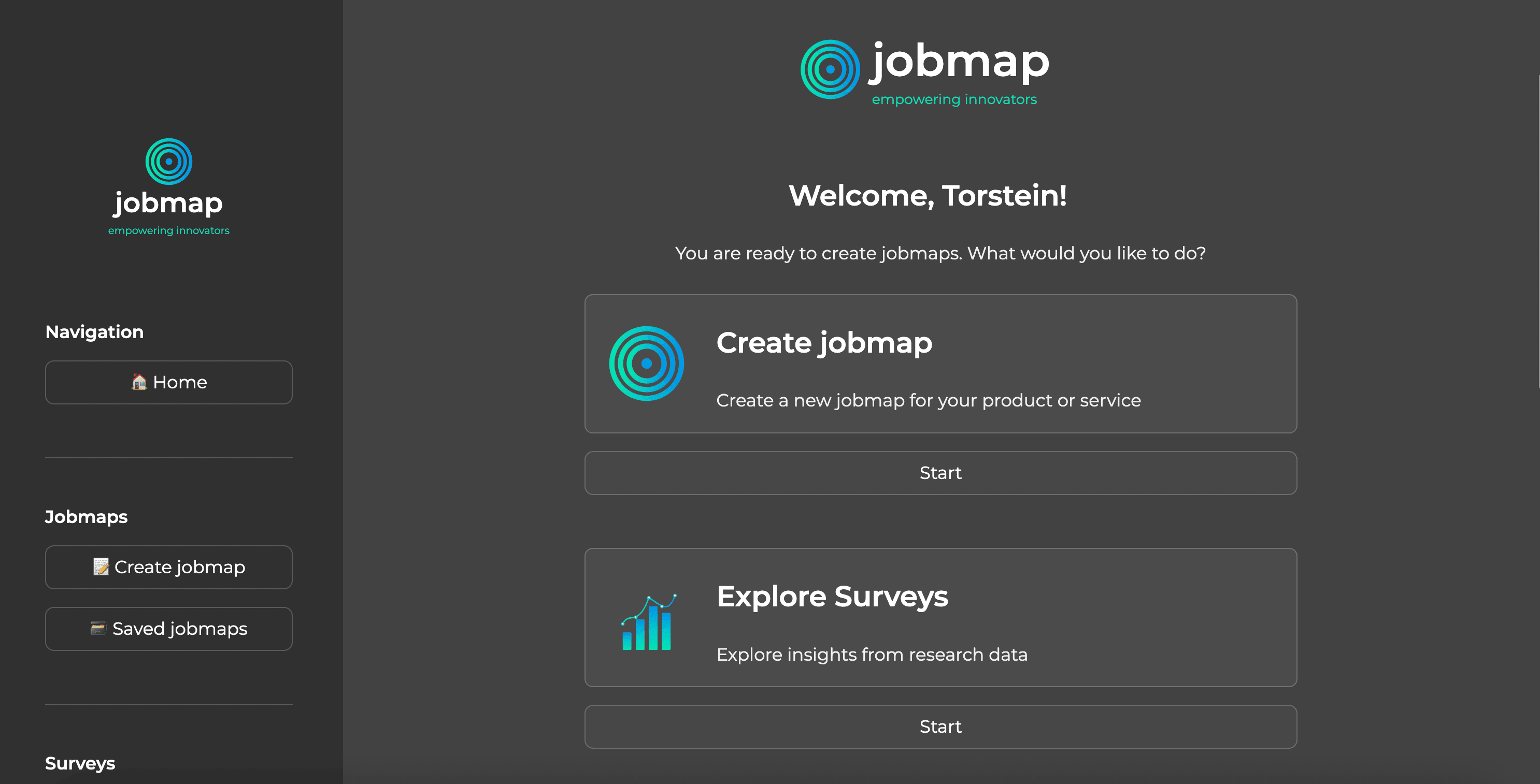 Jobmap Platform Interface