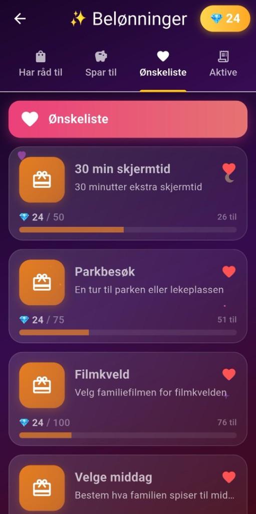 Belønninger som motiverer